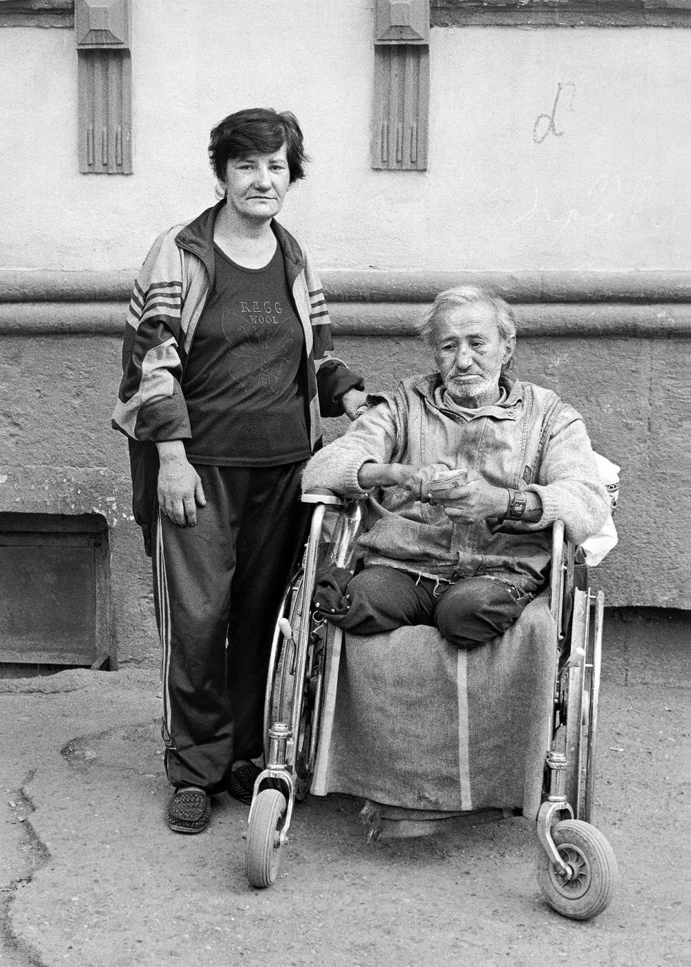 Begging couple, Yerevan, 1999