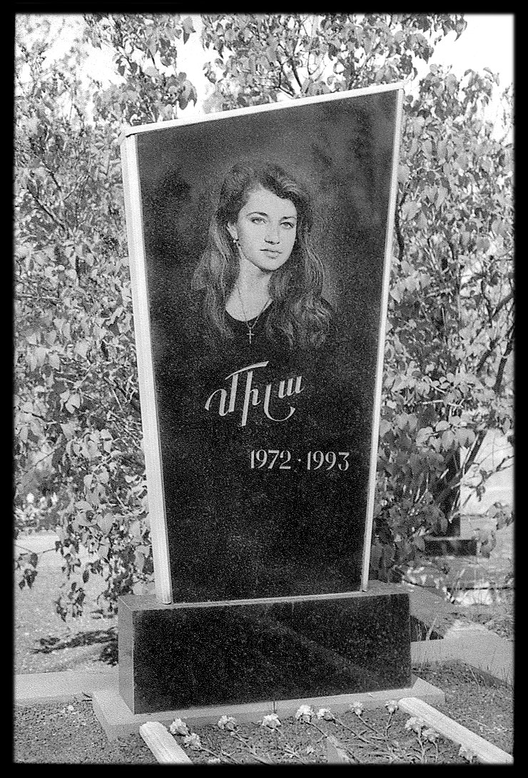 Gravestone, Yerevan, 1999