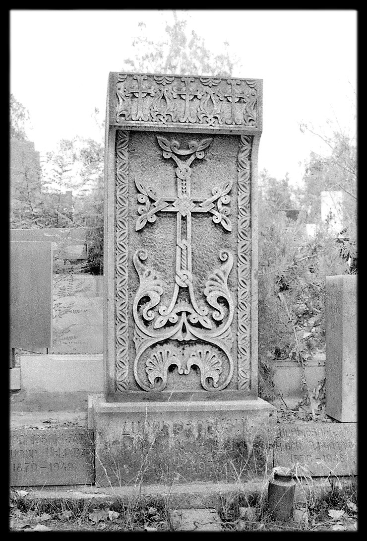 Gravestone, Yerevan, 1999