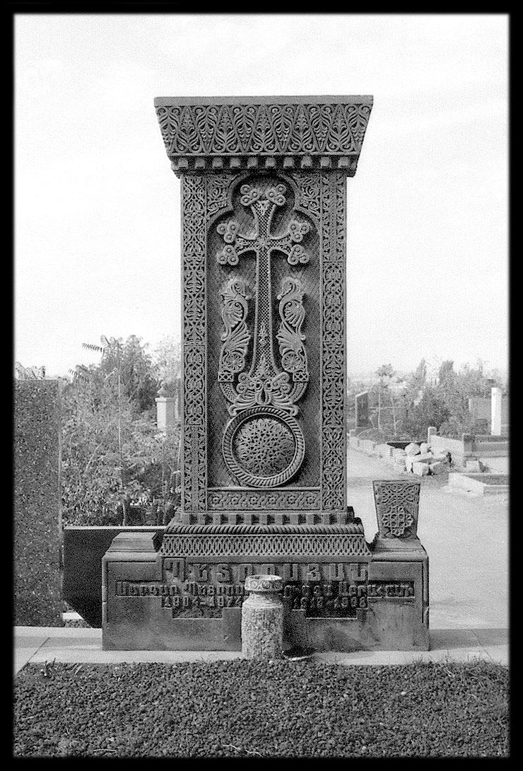 Gravestone, Yerevan, 1999