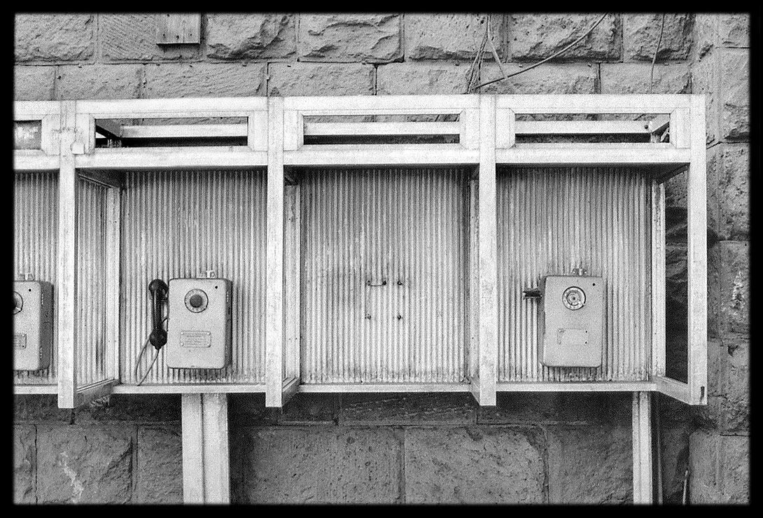 Public phones, Yerevan, 1999