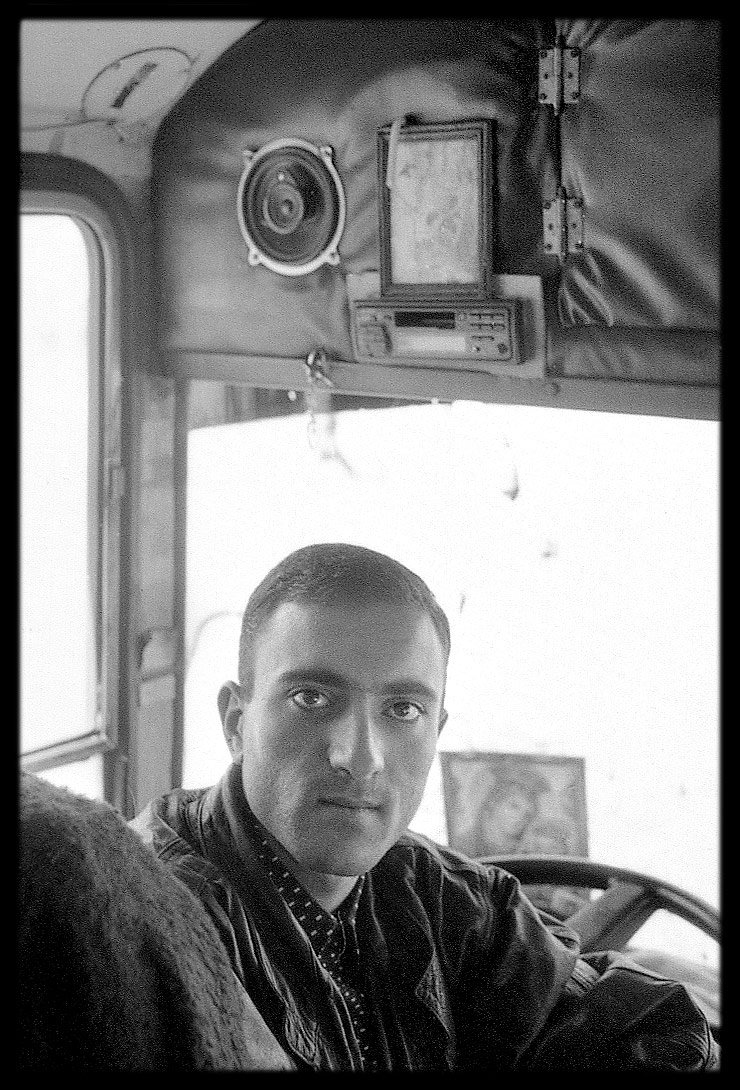 Bus driver, Yerevan, 1999