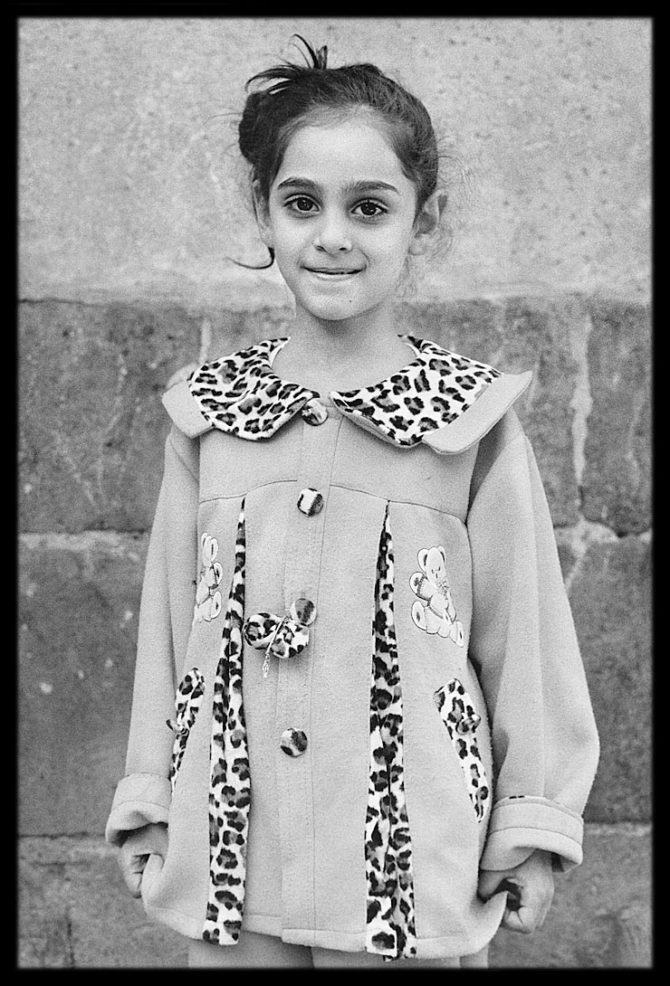 Shy girl, Armenia, 1999