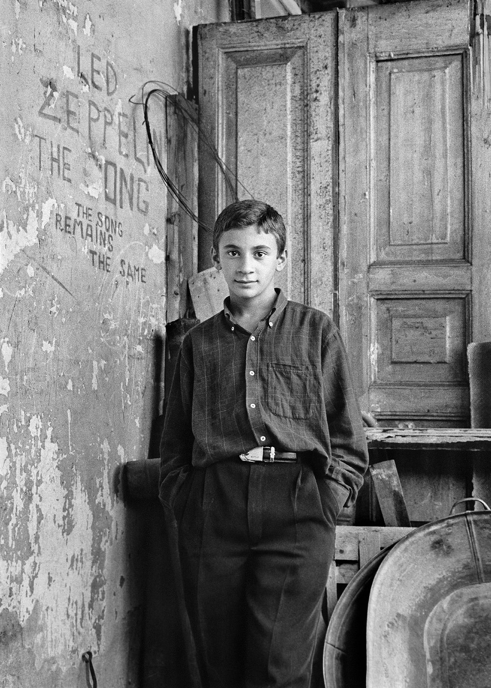 Young man, Yerevan, 1999